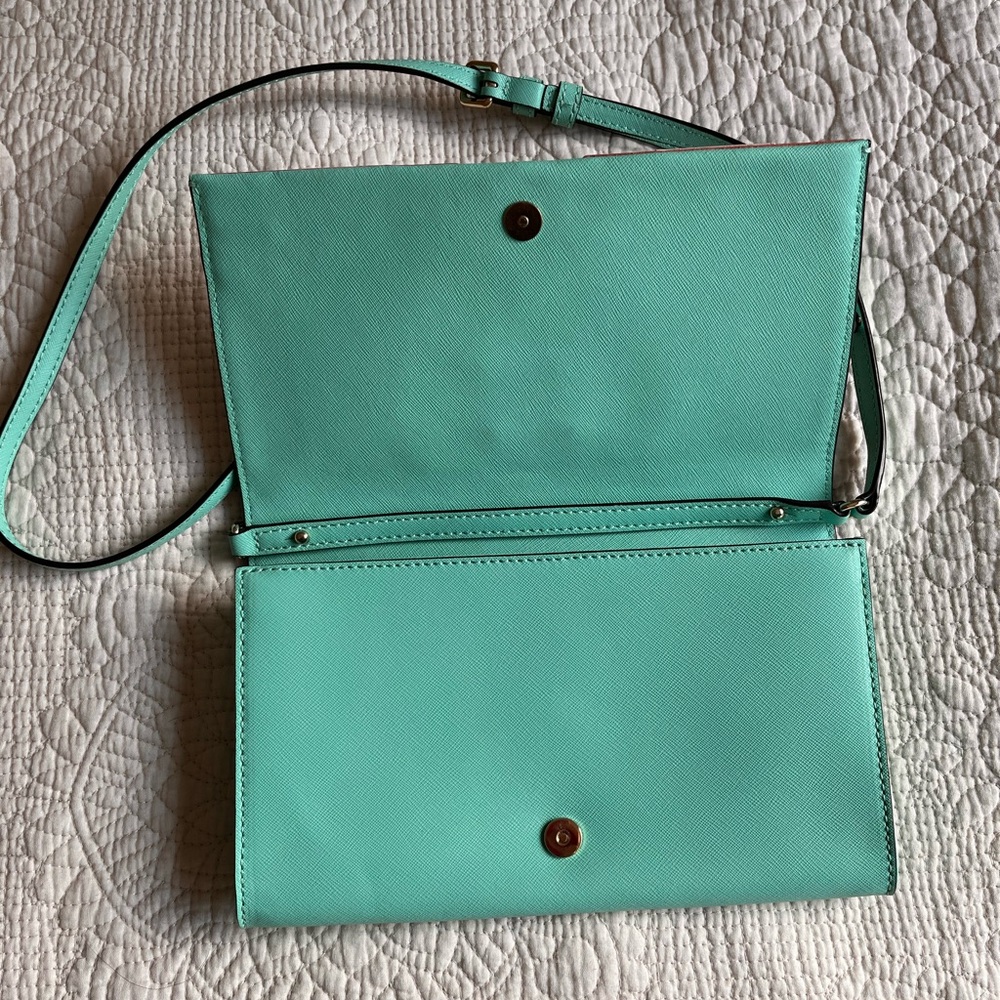 Kate Spade New York Leather Flamingo shoulder bag EUC - Picture 2 of 6